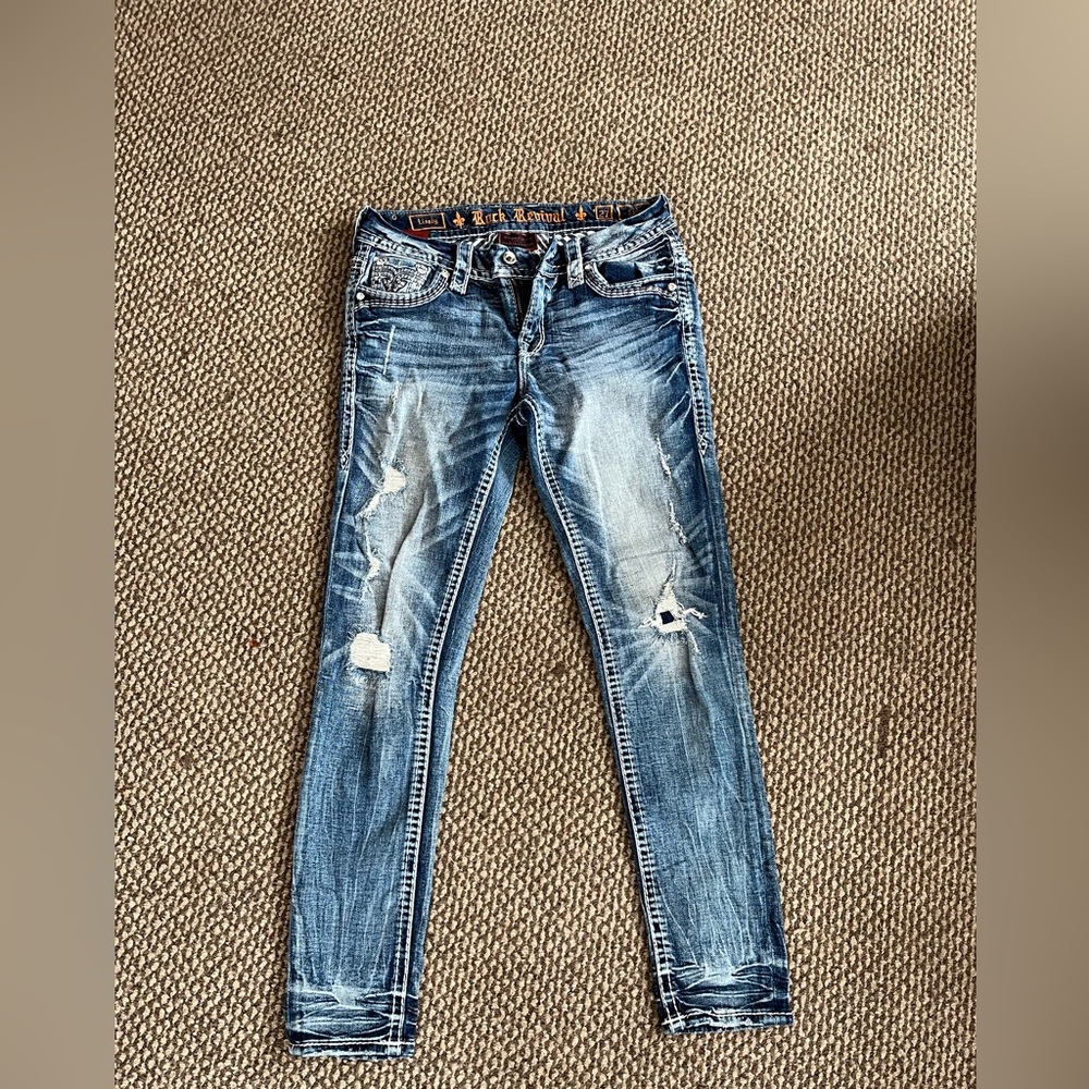 Rock revival women’s skinny jeans